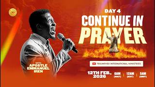 Download lagu DAY 4 OF CONTINUE IN PRAYER WITH APOSTLE EMMANUEL IREN | 12TH  FEB 2026 mp3