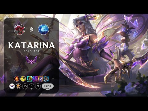 Katarina Top vs Anivia - KR Master Patch 13.7