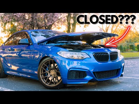 How to CLOSE a BMW Carbon Fiber or Aluminum Hood PROPERLY
