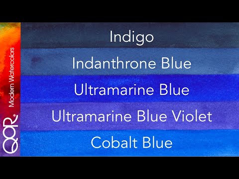 Warm Blues of QoR - Swatching the FULL range of QoR Ep.7