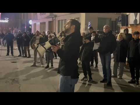 Protesting for Remigration in Gallarate