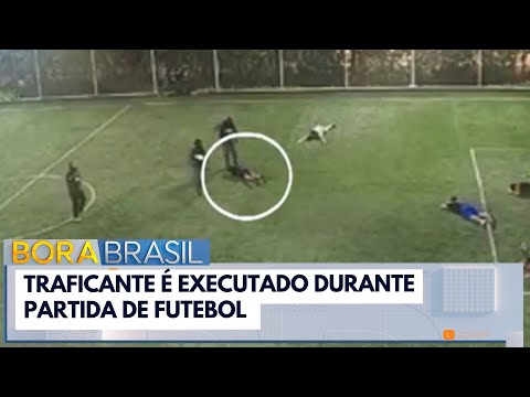 Traficante é executado durante partida de futebol