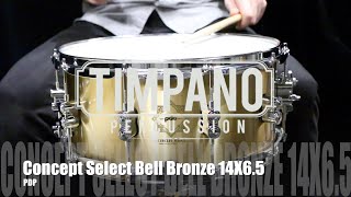 Video thumbnail for PDP Concept Select Bell Bronze 14X6.5 Snare Drum by Timpano-percussion