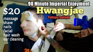 Download lagu 💈$20 BARBERSHOP, but the LADIES DO NOT CUT HAIR! 'Hwangjae' 🇹🇭 Pattaya Thailand | ASMR mp3