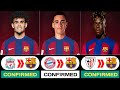 Barcelona All Latest Transfer News 🆕 Transfer Confirmed & Rumours - Barcelona Transfer News Today ✅