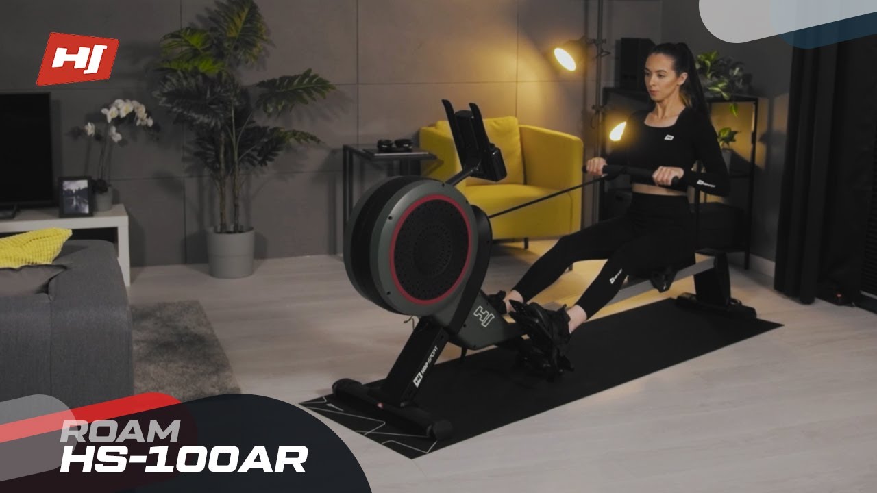 Гребний тренажер Hop-Sport 100AR Roam Grey