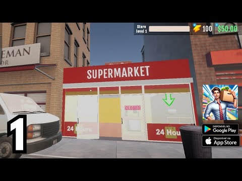 Supermarket Simulator 3d - Gameplay Walkthrough Part 1 - ( iOS, Android ) - YouTube