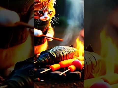 Tom the Cat's Adventures in Nature😺😺#cat#cute#funny#campinglife