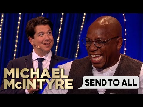 Michael Climbs Ladder To Unlock Ian Wright’s Phone! | Send To All | Michael McIntyre