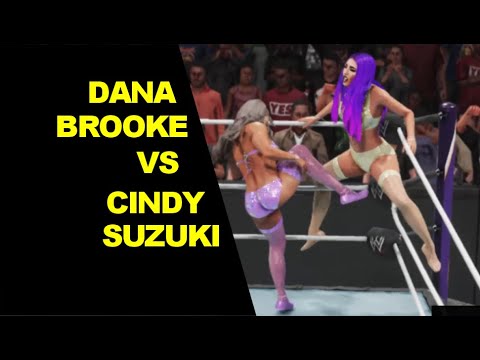 WWE 2K19 Dana Brooke vs Cindy Suzuki - Knockout Match