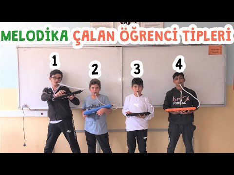 Melodika Çalan Öğrenci Tipleri😄 - Sen Hangi Tipsin ?