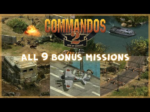 Commandos 2: Men of Courage - All 9 Bonus Missions