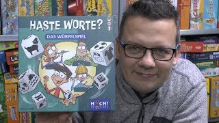 Haste Worte? (Huch!) - ab 10 Jahre - Würfelspiel mit Rateelemente