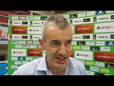 Mondovì - Lagonegro 3-0, coach Fenoglio