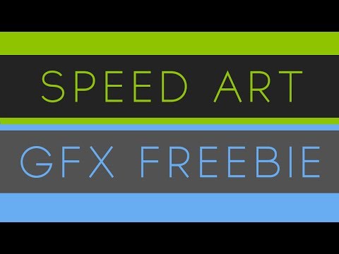 FREE Twitch Overlay / Video Overlay + Speed Art