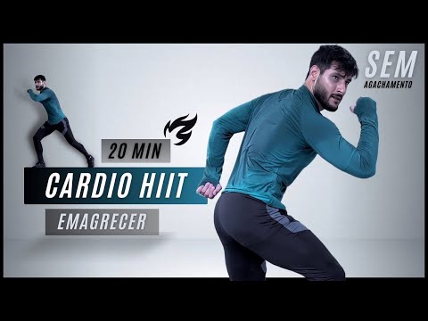 TREINO HIIT DE 20 MIN - TODOS EM PÉ - Cardio para emagrecer, sem equipamentos, em casa