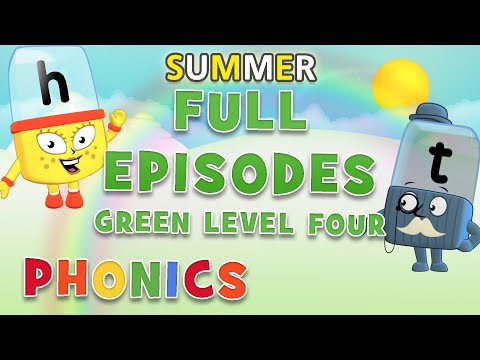 #サマータイム学習 アルファブロック グリーンレベル４｜フルEPISODES 7-9｜読めるようになるために学ぶ #ホームスクーリング (#SummerLearning Alphablocks - Green Level Four | FULL EPISODES 7-9 | Learn to Read #HomeSchooling)