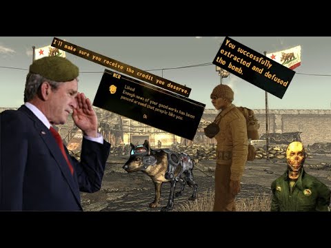 Fallout New Vegas Character Playthrough Episode 8 Stopping Terrorism at McCarran