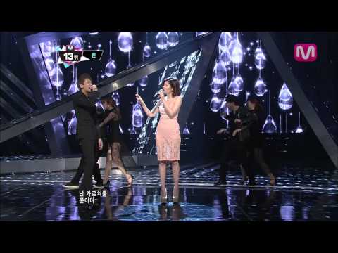 린_유리 심장 feat.라비of빅스 (Breakable Heart by Yn feat Ravi of VIXX@Mcountdown 2013.5.2)