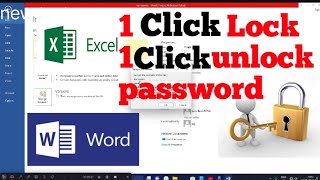 How to Protect Excel File Open With Password | Password Protect an File | forgot excel Word password