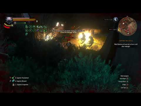 The Witcher 3 Bomb Build Hybrid  1st Test