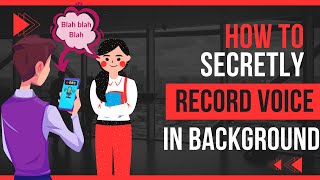 How to Record High Quality Voice in Background of Any Android Phone . Voice Recorder App.