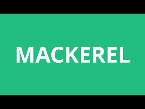 How To Pronounce Mackerel - Pronunciation Academy