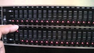 Video thumbnail for Behringer GEQ3102 31 Band Graphic Equalizer by Jaime Estevez