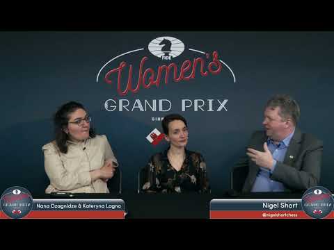 Gibraltar WGP | Round 1 | Dzagnidze and Lagno in the studio |