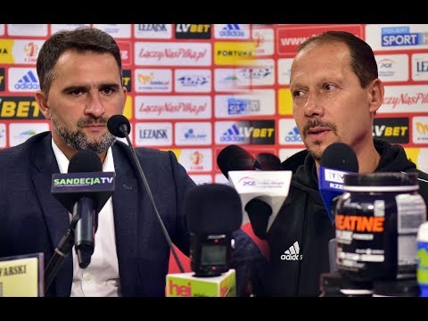 2019-10-18 Stal Mielec - Sandecja 5-1 (1-1), pomeczowa konferencja prasowa