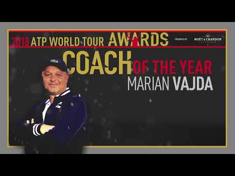 Vajda Named 2018 ATP Coach Of The Year