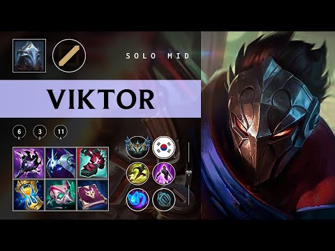 Viktor Mid vs Azir - KR Challenger Patch 25.22