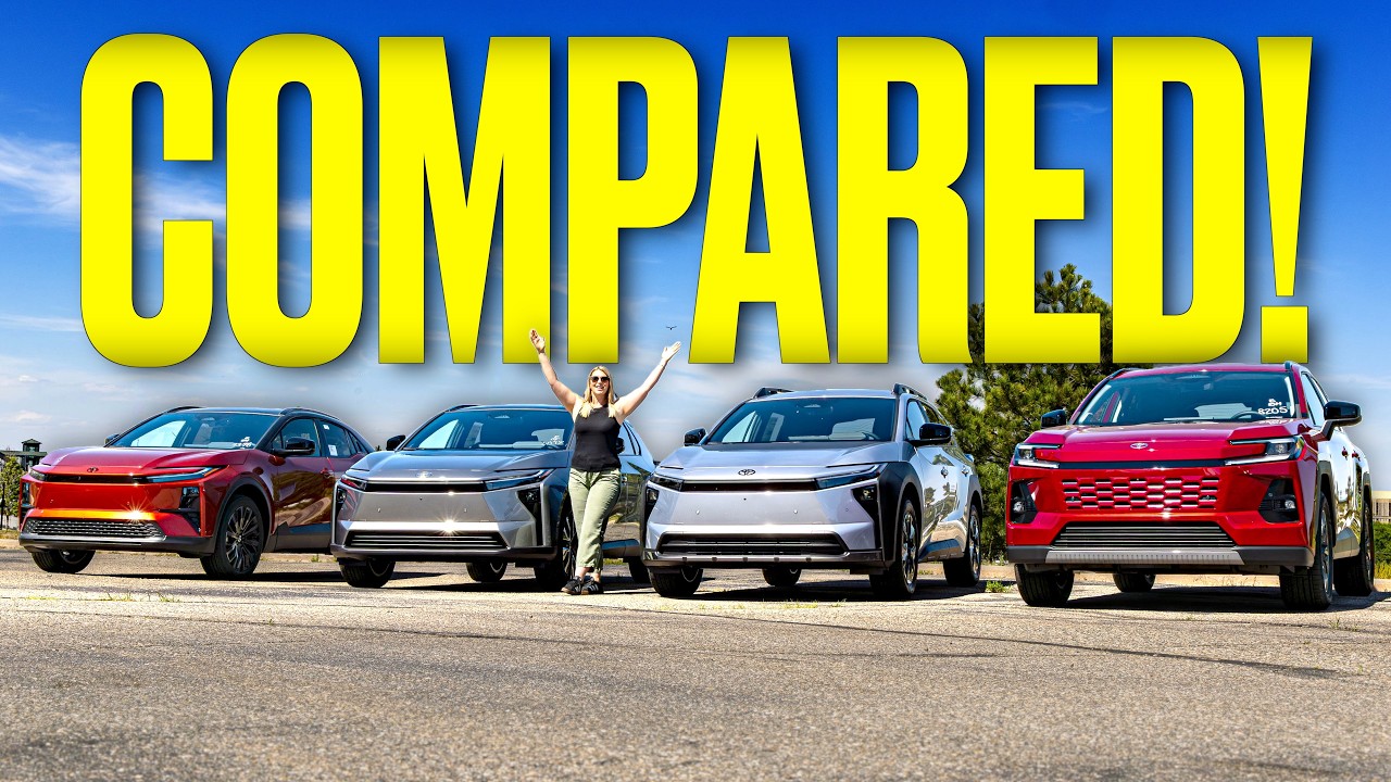 Hybrid vs EV - I Compare the New 2026 Toyota RAV4, bZ, bZ Woodland and C-HR!