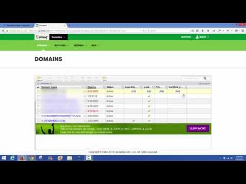 How to point your domain name from godaddy to bluehost