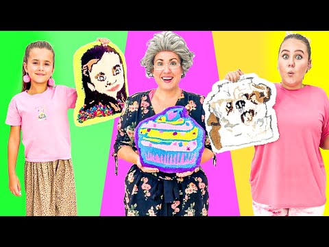 Ruby and Bonnie TUFTING Workshop to make custom Rug for kids