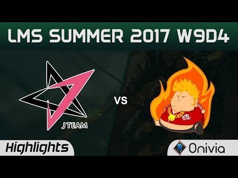 JT vs FB Highlights Game 2 LMS 精華 夏季職業聯賽 2017 J Team vs Fireball by Onivia