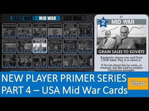 Twilight Struggle  New Player Strategy Guide - Part 4 - USA Mid War Cards