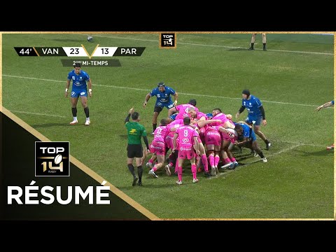 TOP 14 Saison 2024-2025 J15 - Résumé RC Vannes - Stade Français Paris