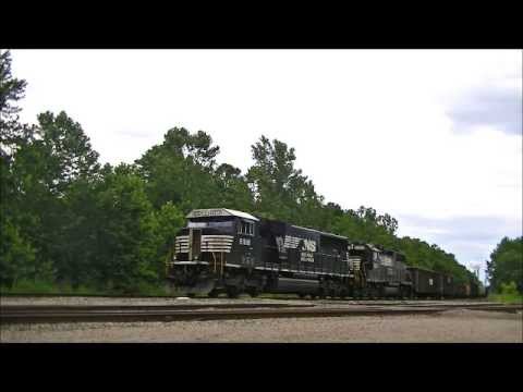 Norfolk Southern 381 with an Awesome Lashup!!
