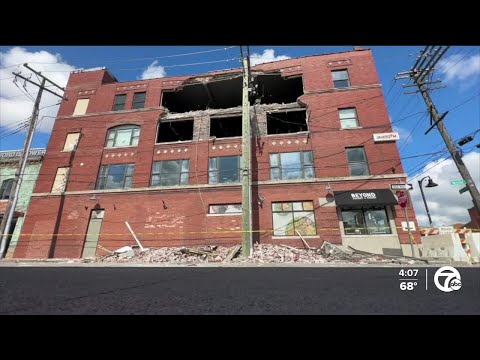 Eastern Market building condemned by the city of Detroit after partially collapsing over the weekend