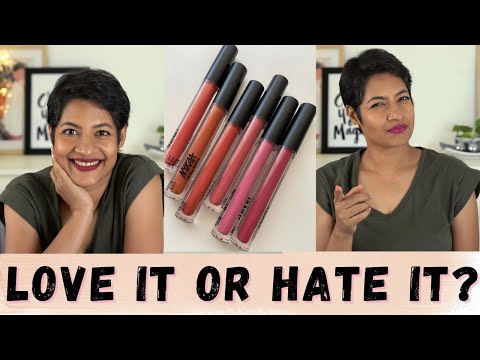Nykaa All Day Matte Liquid LIpstick | All 10 Shades  | Swatches & Review | JoyGeeks