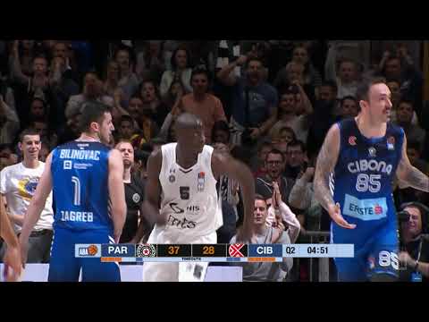 Bandja Sy rises for the one-hand SLAM! (Partizan NIS - Cibona, 10.11.2018)