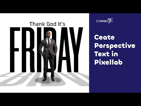 Как сделать перспективный текст в Pixellab