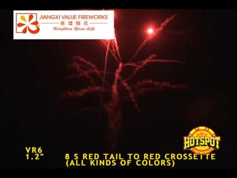 1.2"8 S RED TAIL TO RED CROSSETTE(all kinds of colors)