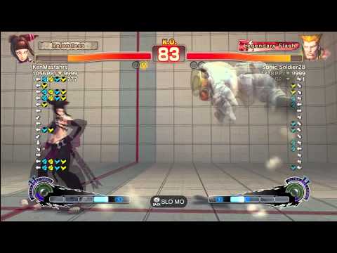 Ken Mastahrs (Juri) vs. Sonic Soldier 28 (Guile).wmv