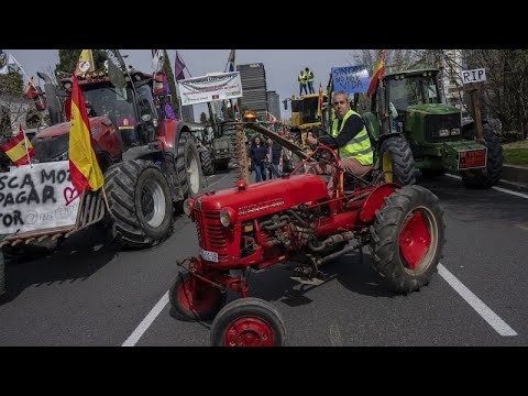Video Thumbnail: Polnische Bauern blockieren deutsch-polnische Grenze