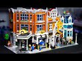 Starting My 2020 LEGO Creator Modular Collection Bookshop Corner Garage Mini Review Display