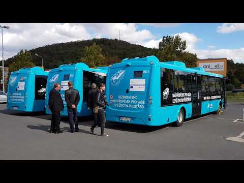 Nové elektrobusy SOR v Bílině