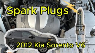 Changing 2012 Kia Sorento V6 Spark Plugs