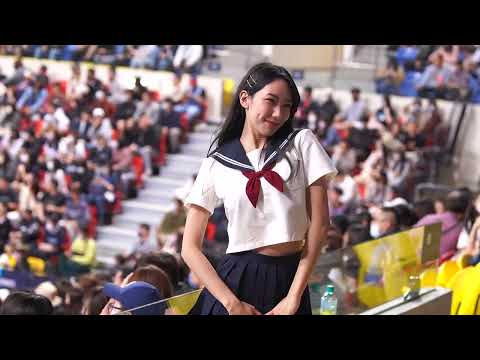 【Fubon Angels 檸檬】20230318 暫停時間舞蹈表演 穿著水手服就是水啦 我的鏡頭不小心往下滑把檸檬切開了2次...｜勇士中學 悍你同樂主題週｜臺北和平籃球館